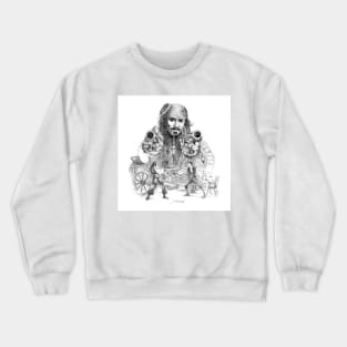 Pirates of the Caribbean fight with Will Turner Crewneck Sweatshirt